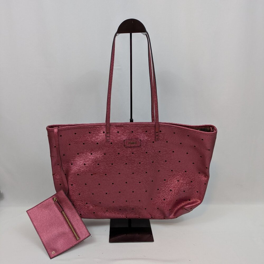 Fendi Metallic Tote